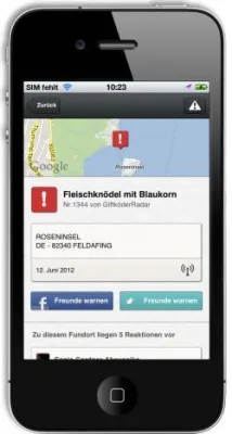 GiftköderRadar – der mobile Doggy-Guard für Hundebesitzer Bild: GiftköderRadar – der mobile Doggy-Guard für Hundebesitzer