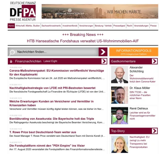 Bild: Besucherrekord: Immer mehr Investment- und Finanzprofis, Journalisten und Partner nutzen die DFPA