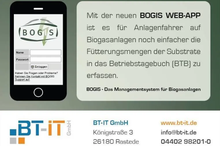 Bild: Biogas - Mobile Erfassung