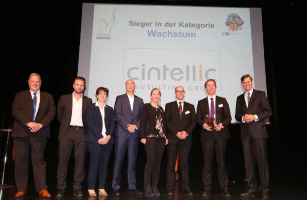 Cintellic gewinnt den Ludwig 2015 in der Kategorie Wachstum Bild: Cintellic gewinnt den Ludwig 2015 in der Kategorie Wachstum