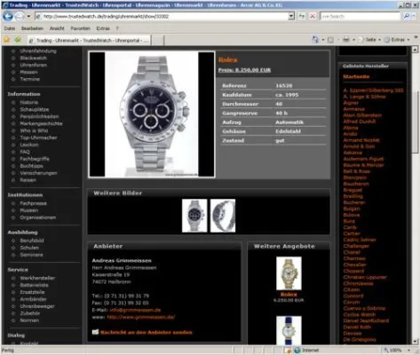 Bild: Breitling, Cartier, Hublot, Rolex & Co. zum Schnäppchenpreis? Uhren sicher kaufen auf TrustedWatch