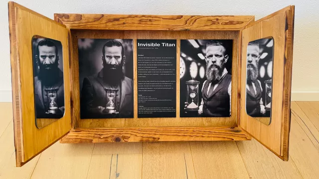 Bild: Pressemitteilung - Stephan Obermüller: Hybride Kunstwelten zwischen Holz, Licht und Pixel
