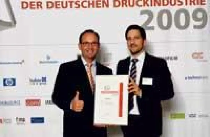 Bild: Innovationspreis der Deutschen Druckindustrie 2009 für PrintProcessControl
