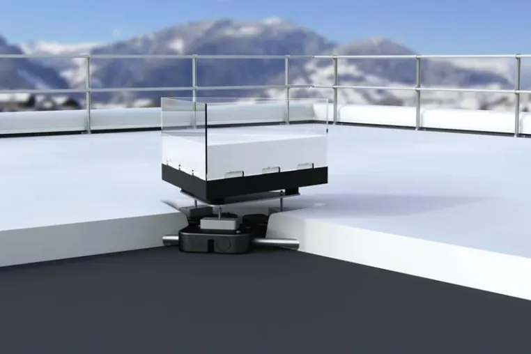 roofguards Schneewaage jetzt auch mit Sherpal® Trägerstruktur erhältlich Bild: roofguards Schneewaage jetzt auch mit Sherpal® Trägerstruktur erhältlich