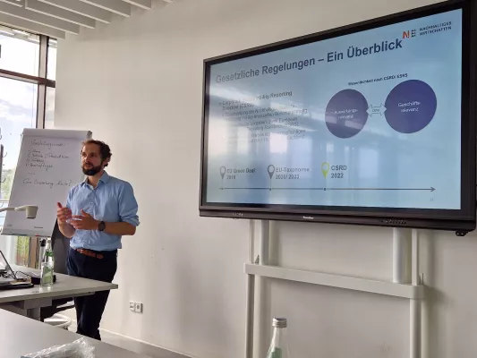 Fortbildung // Werkstatt für Betriebsräte „Grundlagen der Transformation und Nachhaltigkeit“ Bild: Fortbildung // Werkstatt für Betriebsräte „Grundlagen der Transformation und Nachhaltigkeit“