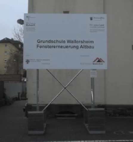 Bild: Bauschilder Konjunkturpaket II