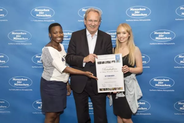 Stiftung Menschen für Menschen ernennt die Funk- und Soulband BITTENBINDER zu Botschaftern Bild: Stiftung Menschen für Menschen ernennt die Funk- und Soulband BITTENBINDER zu Botschaftern