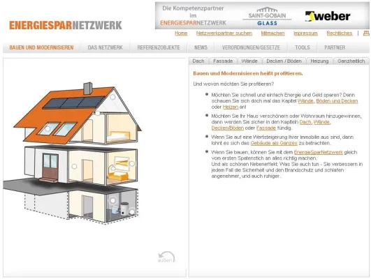 Bild: Praktische Hilfe für energiesparendes Bauen - Xparo bringt energiesparnetzwerk.de an den Start