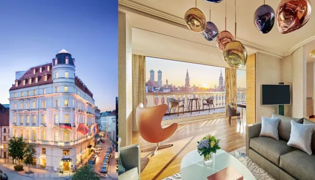 Bild: Als 1. Hotel in Deutschland führt das  Mandarin Oriental, Munich ab sofort Hallstein Wasser!