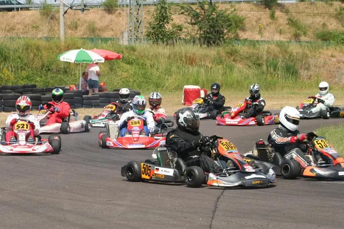 Bild: Angenehme 40° beim Kartrennen in Rathenow