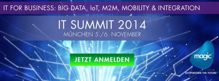 Bild: Magic lädt zum IT Summit am 5. und 6. November nach München