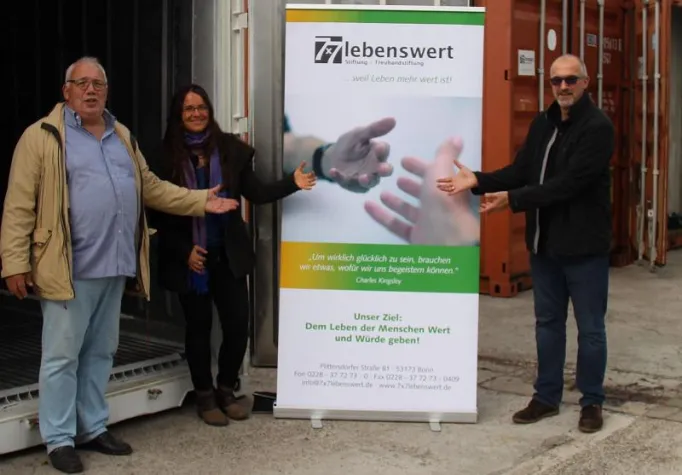 Bild: Sachspenden für Sambia