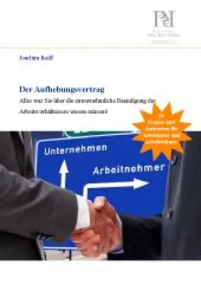 Bild: Kostenloses Ebook zu Vorteilen des Aufhebungsvertrags veröffentlicht