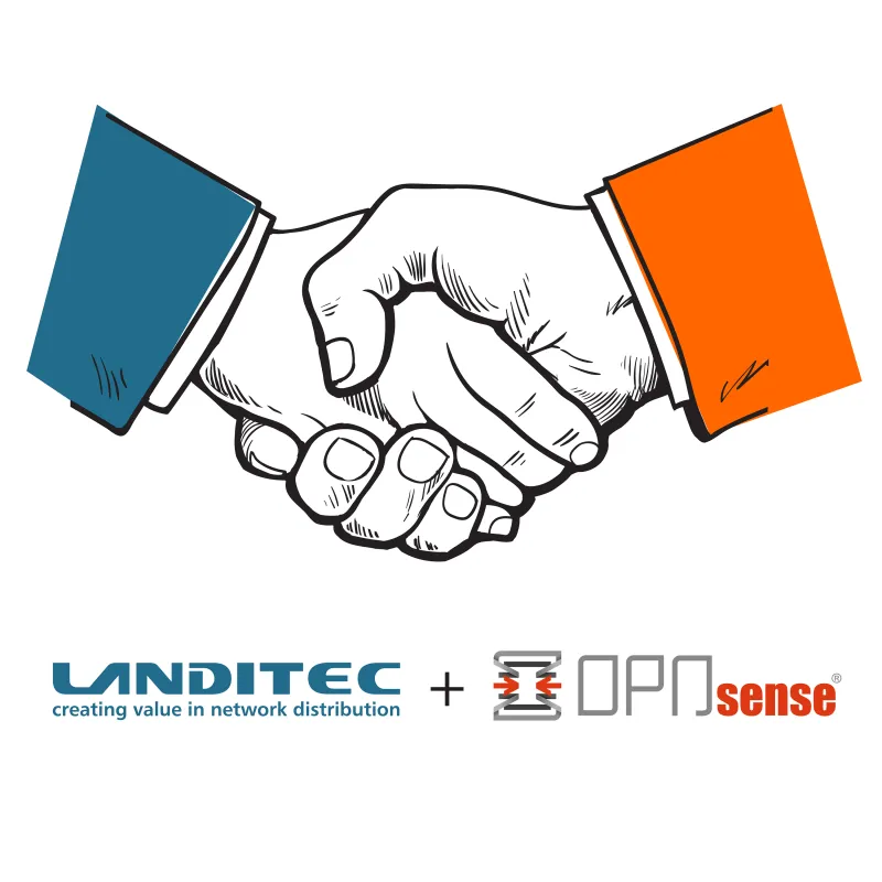 Landitec und OPNsense Partnerschaft