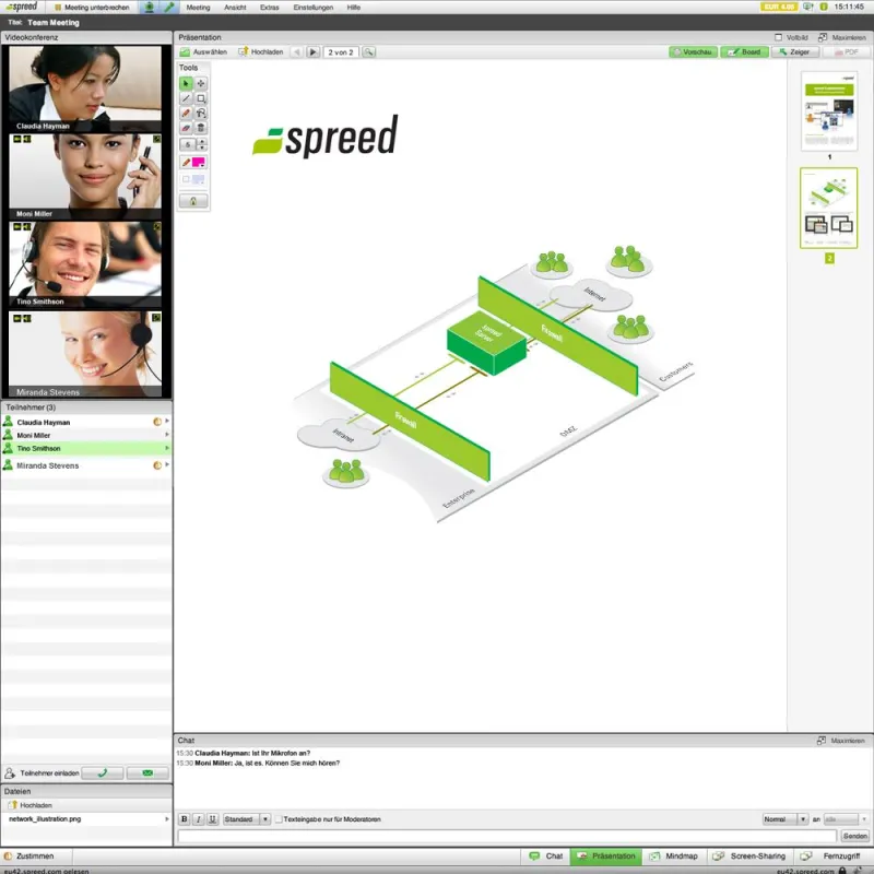 Spreed stellt die neue Version 5.6 der Online-Meeting Software vor