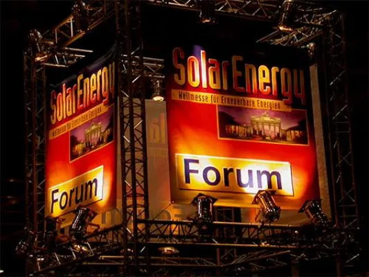 Bild: Die SolarEnergy und die bautec schlossen für 2008 ihre Messepforten