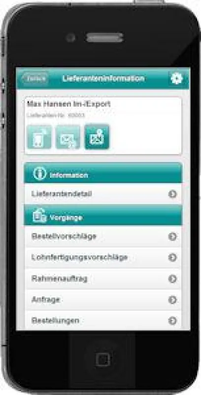 Die bisher jüngste mobile Lösung aus dem Hause abas: Mobile Purchase