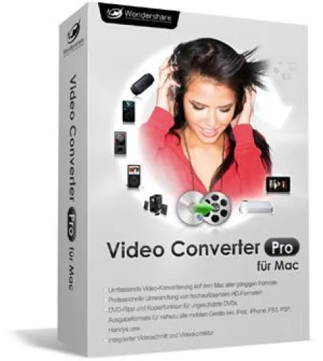 Wondershare Video Converter für Mac PRO: Die perfekte Konvertierung von Videos in alle Richtungen auf dem MAC Bild: Wondershare Video Converter für Mac PRO: Die perfekte Konvertierung von Videos in alle Richtungen auf dem MAC