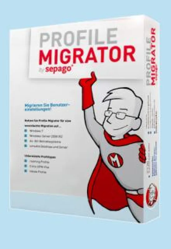 Enterprise-Software für die Migration von Benutzerprofilen auf/von Clients und Servern