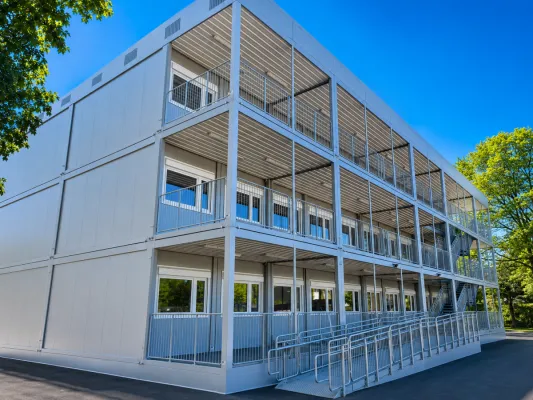 Bild: KB Container GmbH realisiert erstes größeres Auslandsprojekt in der Schweiz