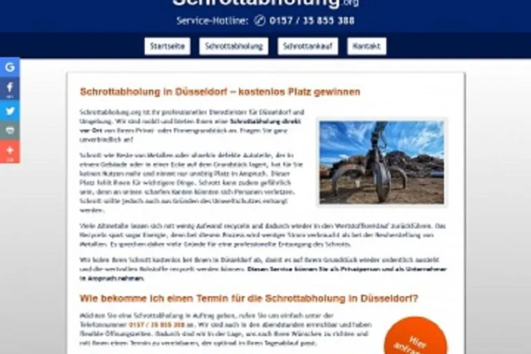 Schrottabholung Düsseldorf ? Schrottabholung.org Bild: Schrottabholung Düsseldorf ? Schrottabholung.org