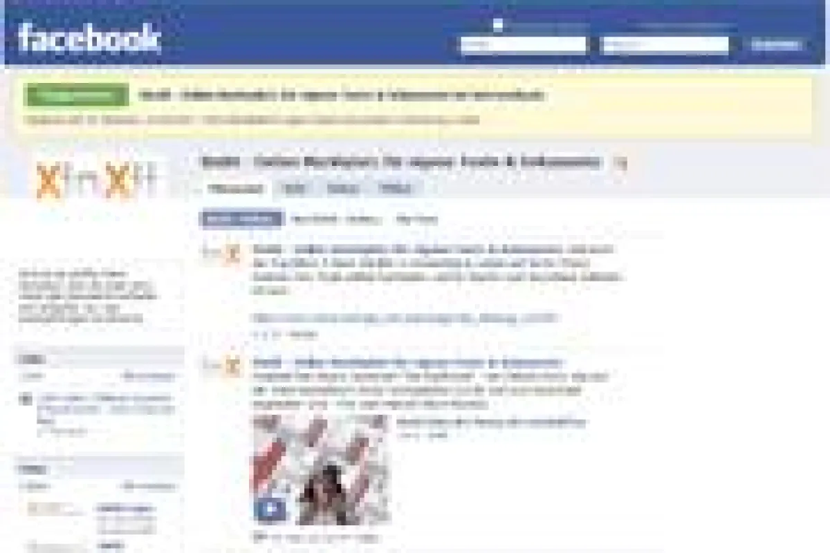 Facebook: Community jetzt auch für XinXii Autoren und Käufer
