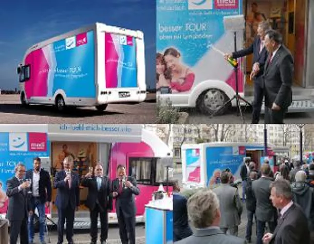 Informationsoffensive „ich fühl mich besser“-Mobil startet große Deutschland-Tour Bild: Informationsoffensive „ich fühl mich besser“-Mobil startet große Deutschland-Tour