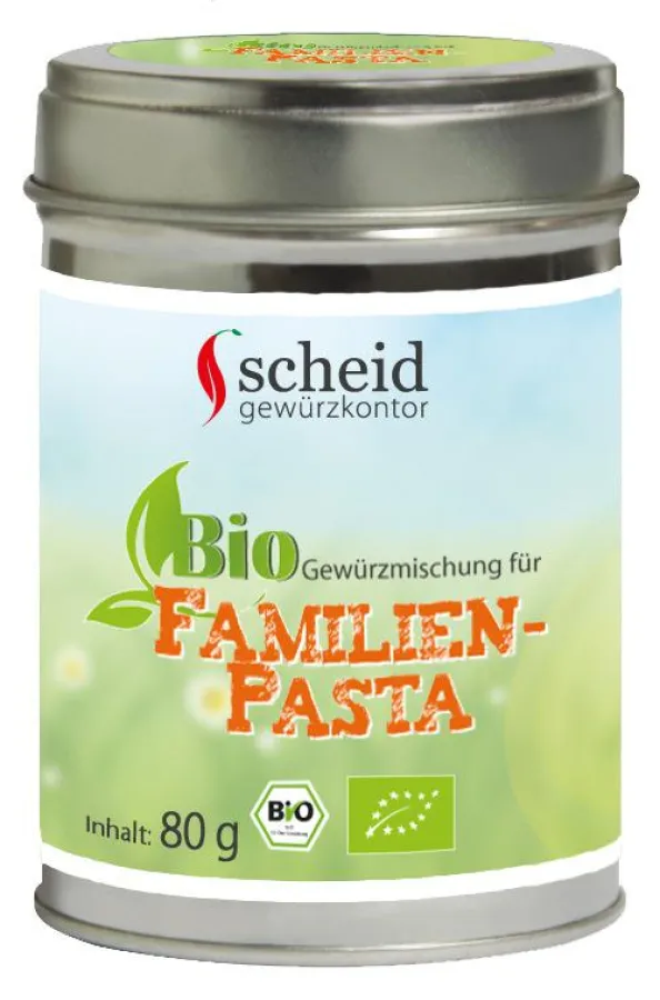 Bio-Gewürzmischung für Familienpasta