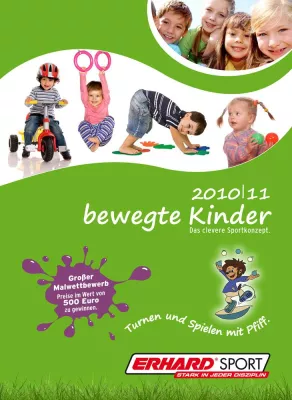 Bild: Turnen und Spielen mit Pfiff - Erhard Sport präsentiert ausgewählte Spiel- und Sportgeräte für Kindergärten
