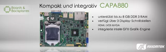 Bild: Das weltweit kleinste 3,5" Embedded Board mit Intel® LGA1150 Socket
