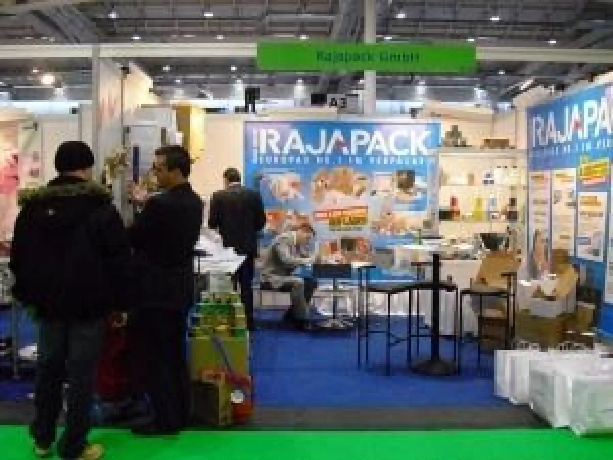 Die easyFairs Verpackung 2011 in Hamburg: Der Messeauftritt von Rajapack war ein voller Erfolg.