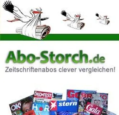 Bild: Abo-Storch.de - das Infoportal zum Vergleich von Zeitschriftenabo-Angeboten erweitert sein Sortiment