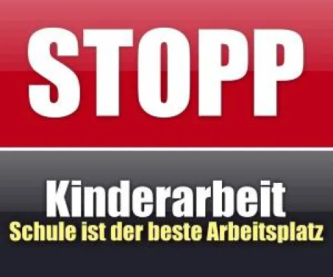 Bild: Source macht sich stark gegen Kinderarbeit