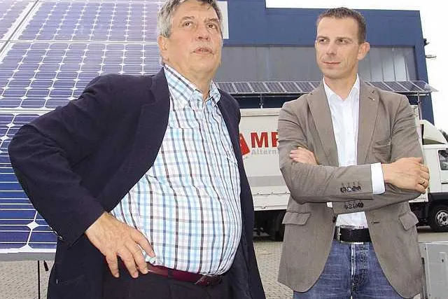 "Solarpapst" Scheer zu Gast bei Solarnacht Bild: "Solarpapst" Scheer zu Gast bei Solarnacht