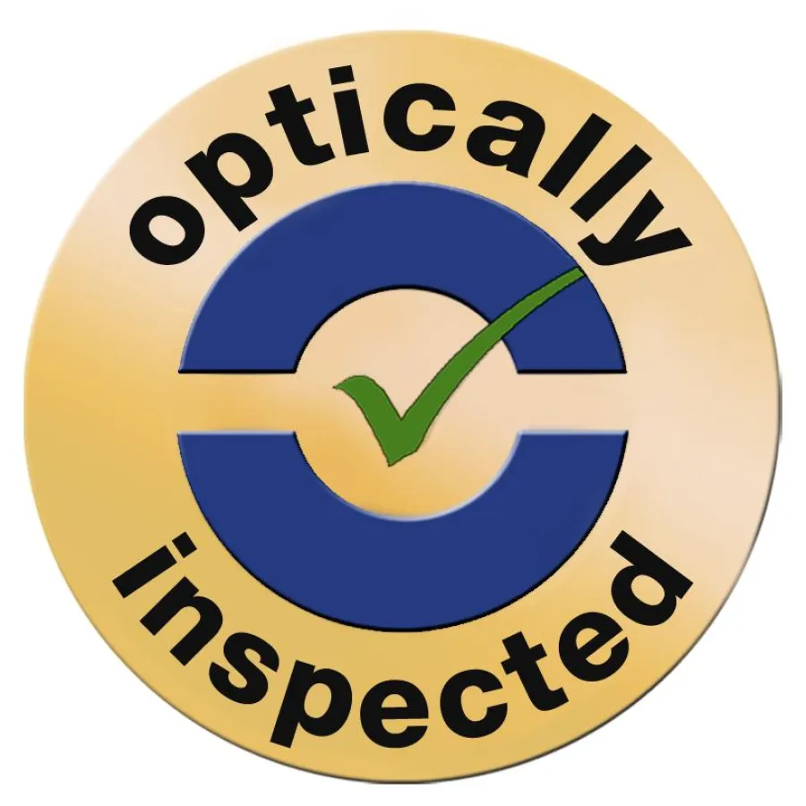 Das Siegel der Firma Optimum für optisch kontrollierte Qualität