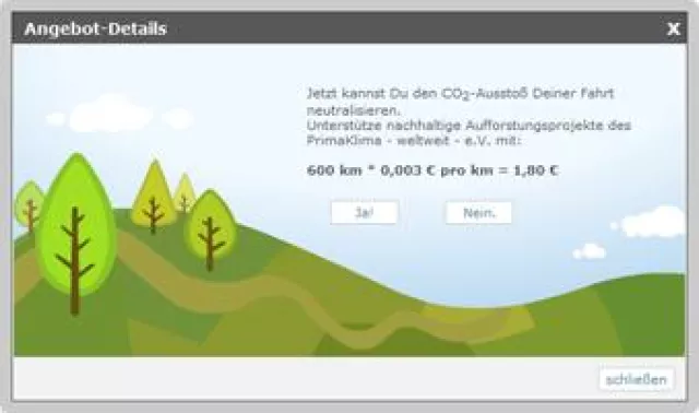 Bild: Das Auto des Nachbarn klimaneutral fahren