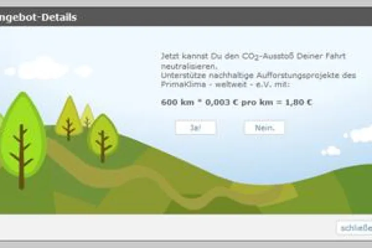 Das Auto des Nachbarn klimaneutral fahren Bild: Das Auto des Nachbarn klimaneutral fahren