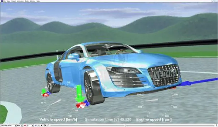 Bild: Kostenloser und einfacher Einstieg in die Fahrdynamiksimulation mit veDYNA Entry