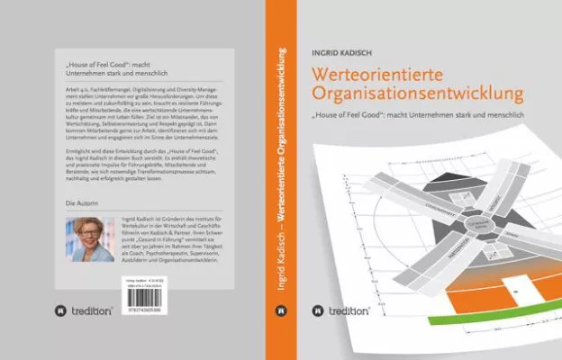 Buch „Werteorientierte Organisationsentwicklung – House of Feel Good: macht Unternehmen stark und menschlich“ Bild: Buch „Werteorientierte Organisationsentwicklung – House of Feel Good: macht Unternehmen stark und menschlich“
