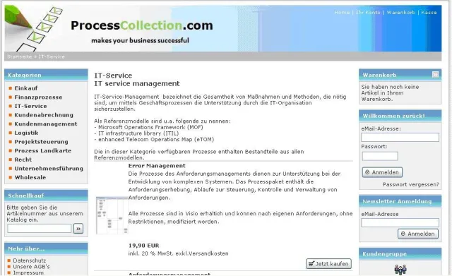 Geschäftsprozesse zum bestellen – Bender Consulting eröffnet Onlineshop Bild: Geschäftsprozesse zum bestellen – Bender Consulting eröffnet Onlineshop