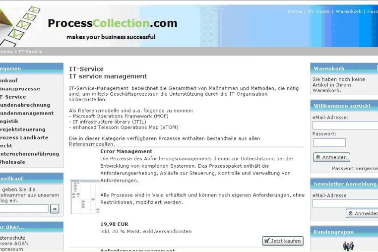 Bild: Geschäftsprozesse zum bestellen – Bender Consulting eröffnet Onlineshop