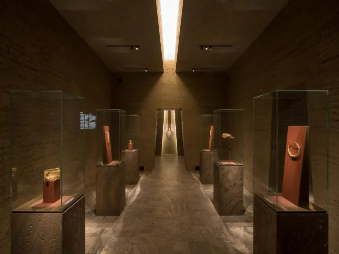 Bild: Die Goldkammer Frankfurt: Spektakuläre Museumsarchitektur unter Tage