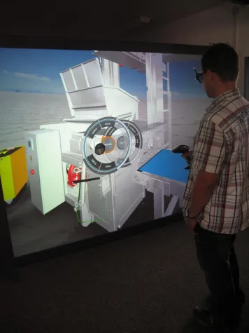 Mit Virtual Reality in die Maschine eintauchen Bild: Mit Virtual Reality in die Maschine eintauchen