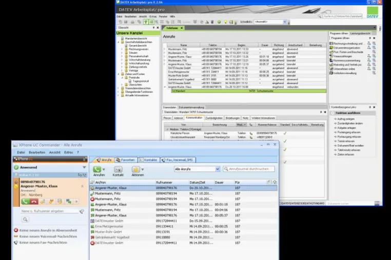 Bild: Neue Lösung für TelefonieIntegration in die DATEV pro Software zur Verbesserung der Kommunikation in Kanzleien