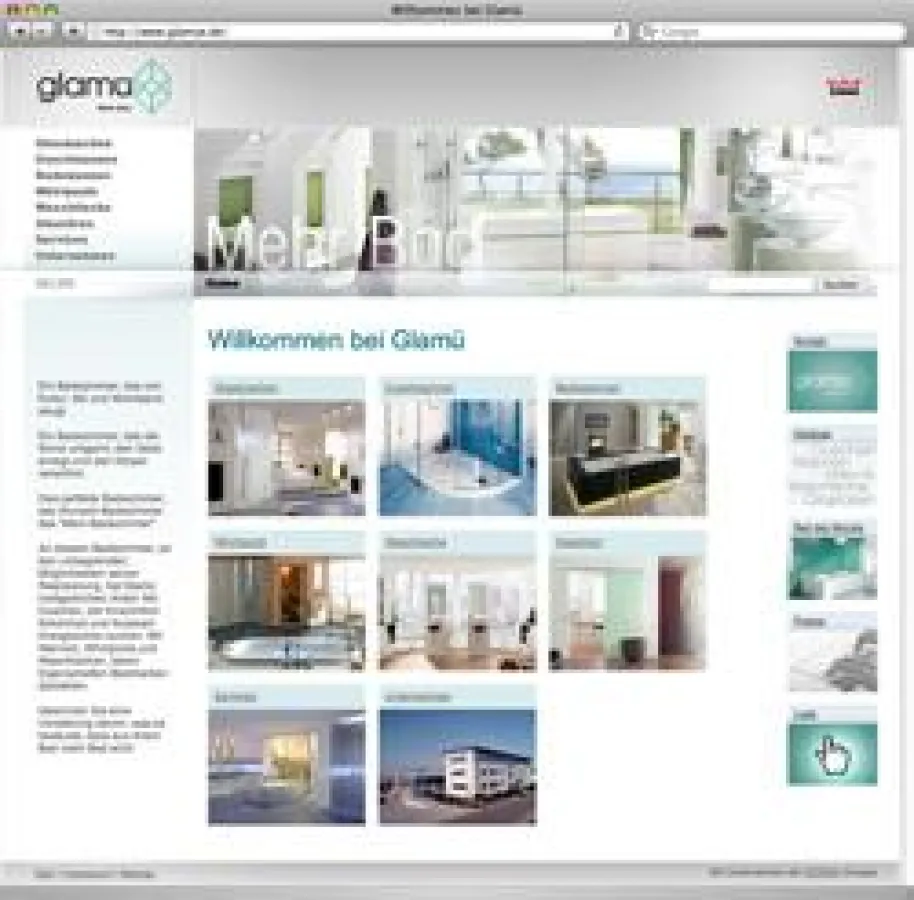 Die neue Glamü Website besticht nicht nur mit einer Fülle an Bilder und Daten, sondern vor allem durch die selbsterklärende Aufbereitung der Informationen.