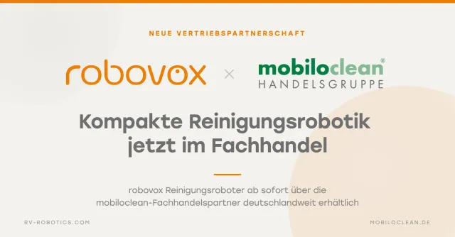 Bild: RV-Tech und mobiloclean stärken Vertrieb professioneller Reinigungsrobotik