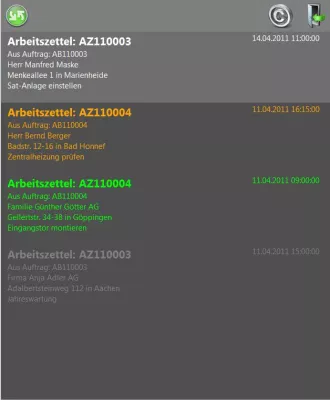 Bild: Mobiler Service: Mobile Arbeitszettel für eine effiziente Serviceabwicklung