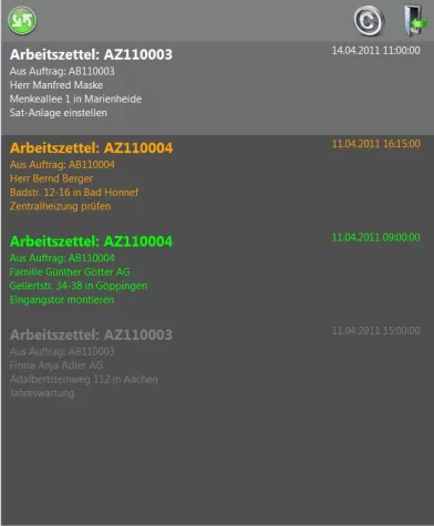 Bild: Mobiler Service: Mobile Arbeitszettel für eine effiziente Serviceabwicklung