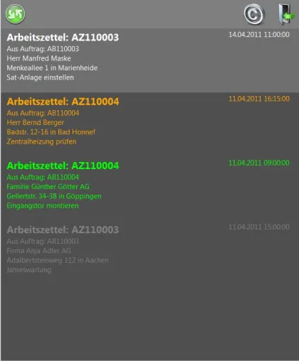 Bild: Mobiler Service: Mobile Arbeitszettel für eine effiziente Serviceabwicklung
