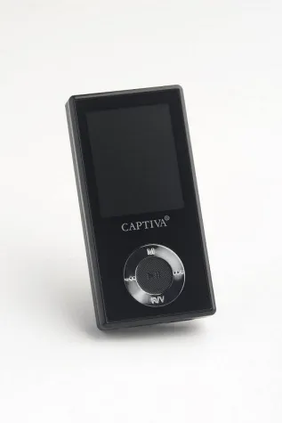 Bild: Smart, kompakt und sehr stylish: der MP3/Video-Player von CAPTIVA